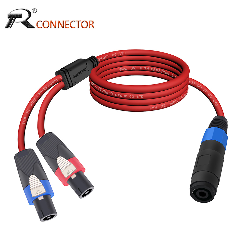 Audio Music Splitter - Speakon Splitter 1 to 2 Splitter