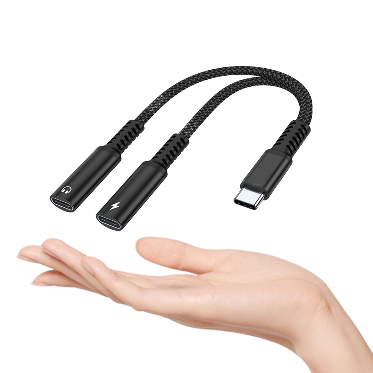 Audio Music Splitter - 2 IN 1 USB C Splitter