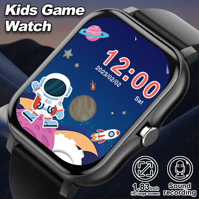 Music Audiobook - LIGE 2025 Audiobook Children Smartwatch Fashion
