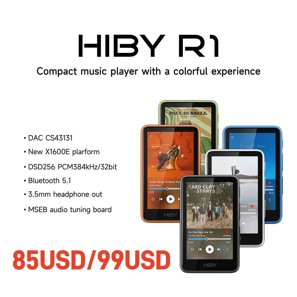 100% Original HiBy R1 HiFi Mus - đánh giá và giá Music Audiobook