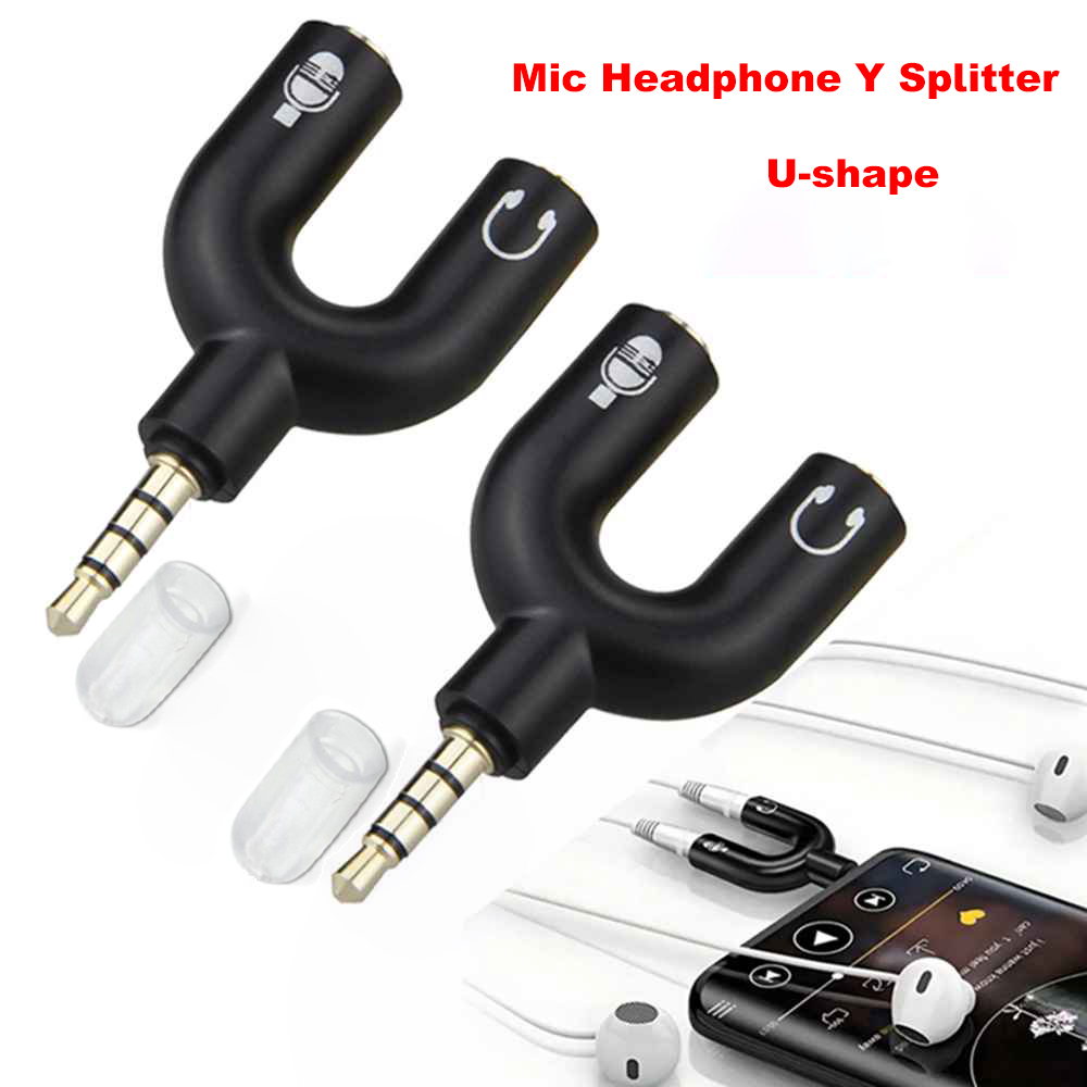 3.5mm Headphone Mic Splitter A - đánh giá và giá Audio Music Splitter