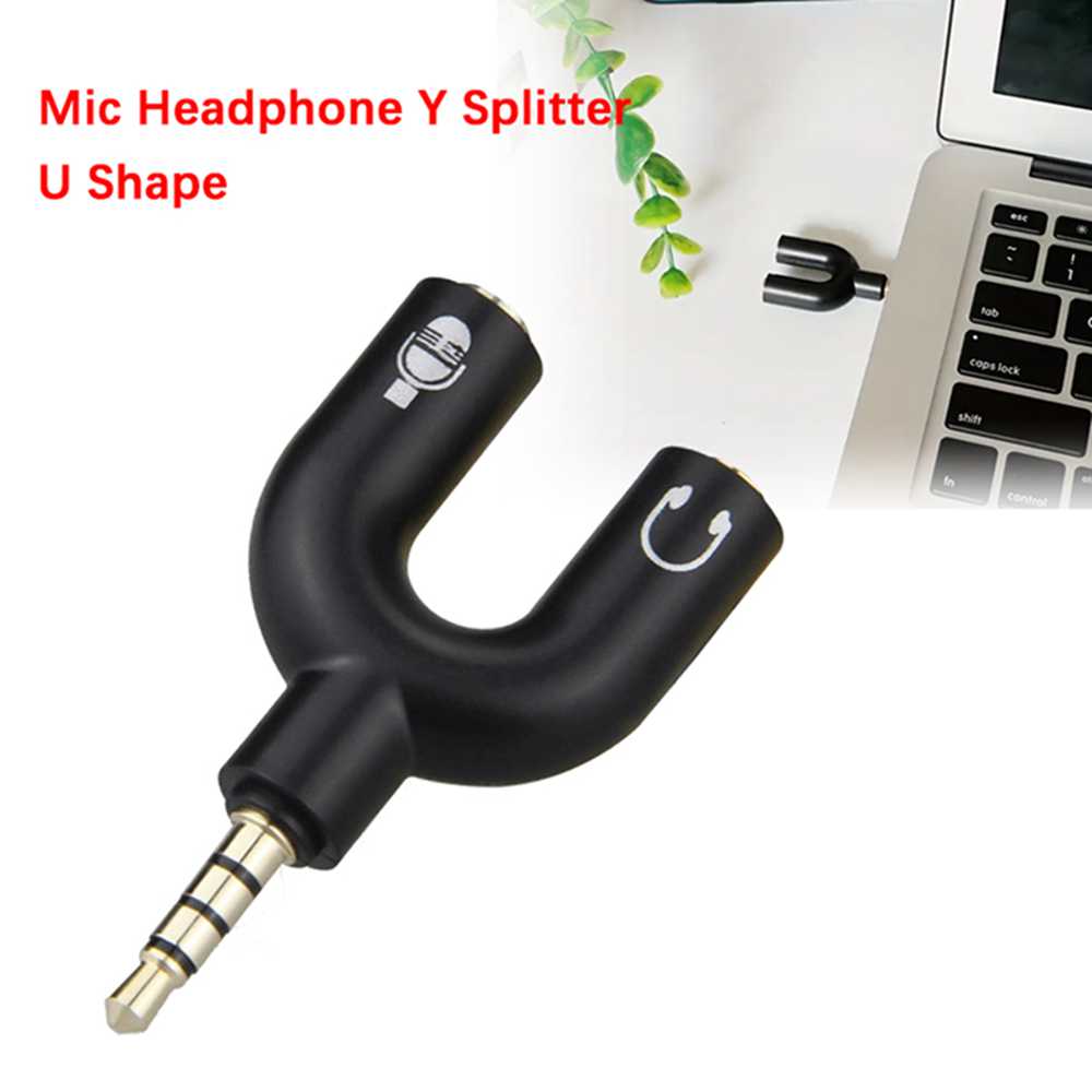 3.5mm Headphone Mic Splitter A - đánh giá và giá Audio Music Splitter
