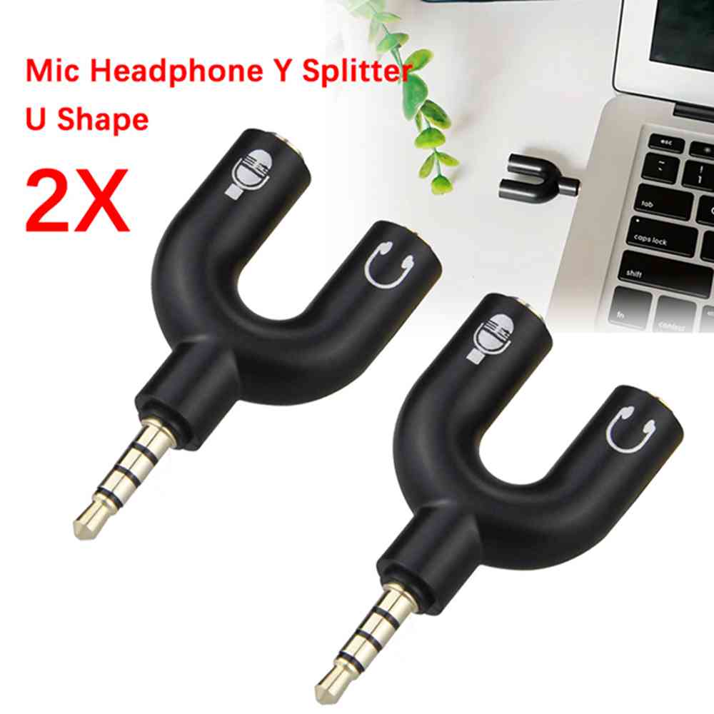 3.5mm Headphone Mic Splitter A - đánh giá và giá Audio Music Splitter