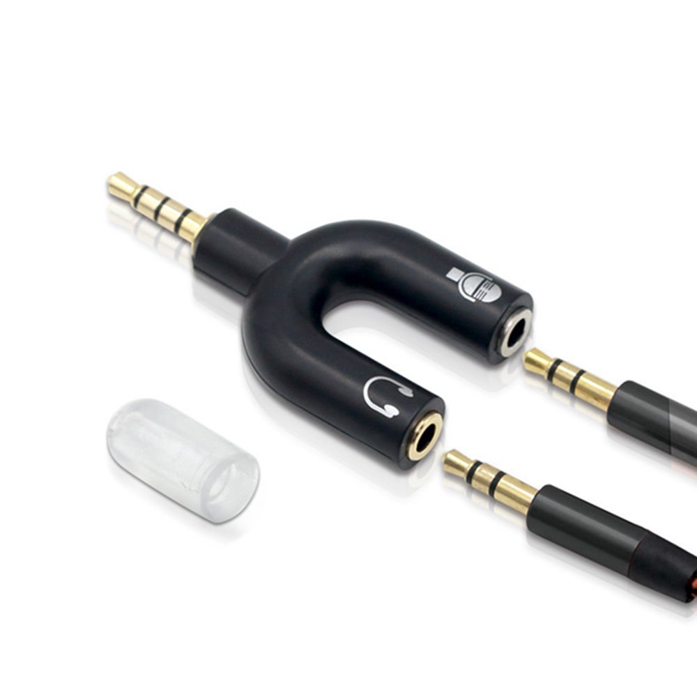 3.5mm Headphone Mic Splitter A - đánh giá và giá Audio Music Splitter