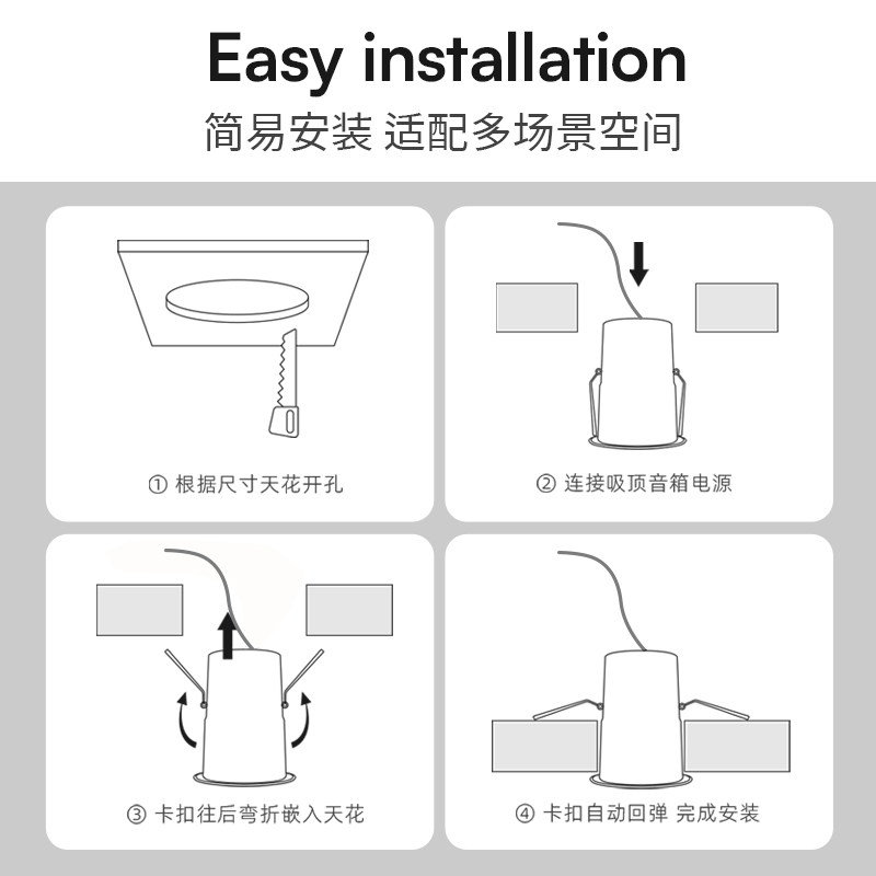 Ceiling audio, embedded speake - đánh giá và giá Audio Music Store