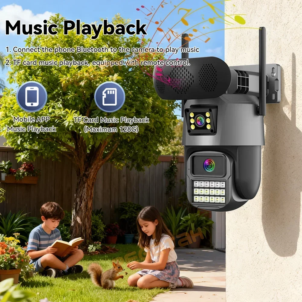 8MP Outdoor Security Camera wi - đánh giá và giá Audiovision Music Player