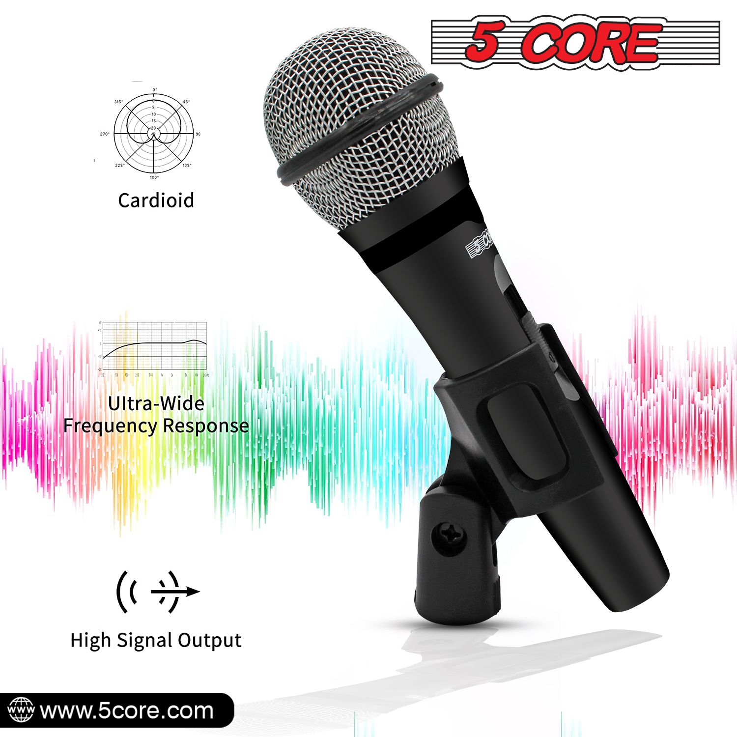 5 CORE Microphone Dynamic Voca - đánh giá và giá Xlr Microphone Condenser