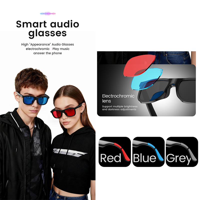 Smart Audio Glasses Color Chan - đánh giá và giá Audio Music Sound