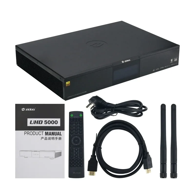 ZIDOO UHD5000 4K HDR Dolby Vis - đánh giá và giá Audiovision Music Player