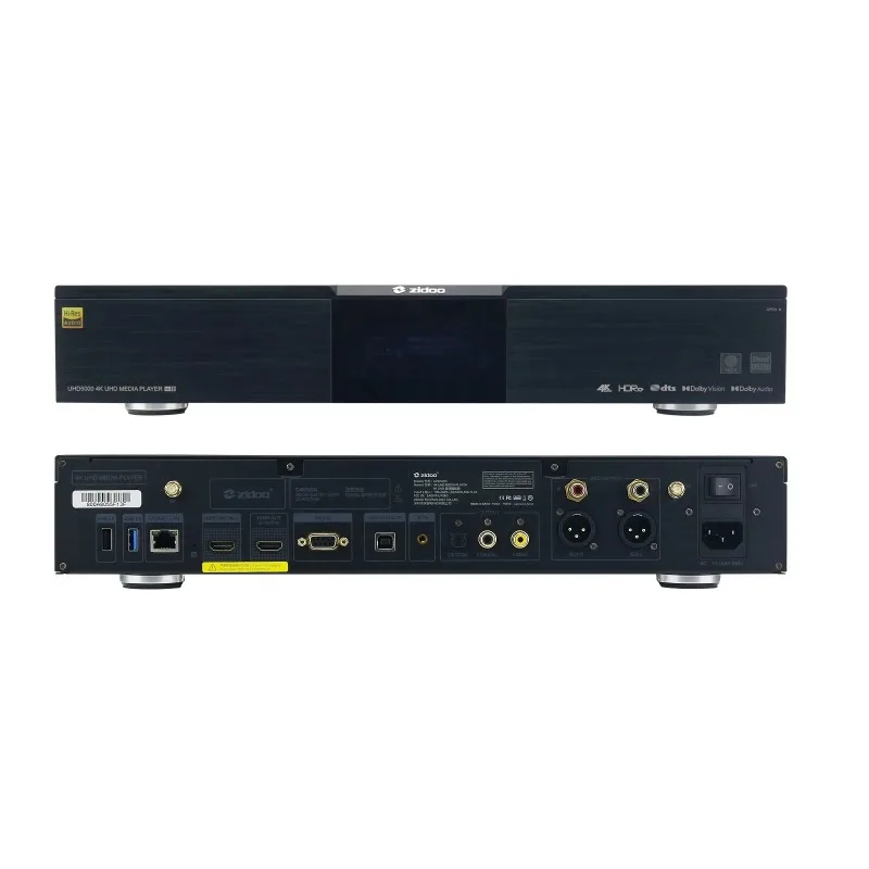 ZIDOO UHD5000 4K HDR Dolby Vis - đánh giá và giá Audiovision Music Player