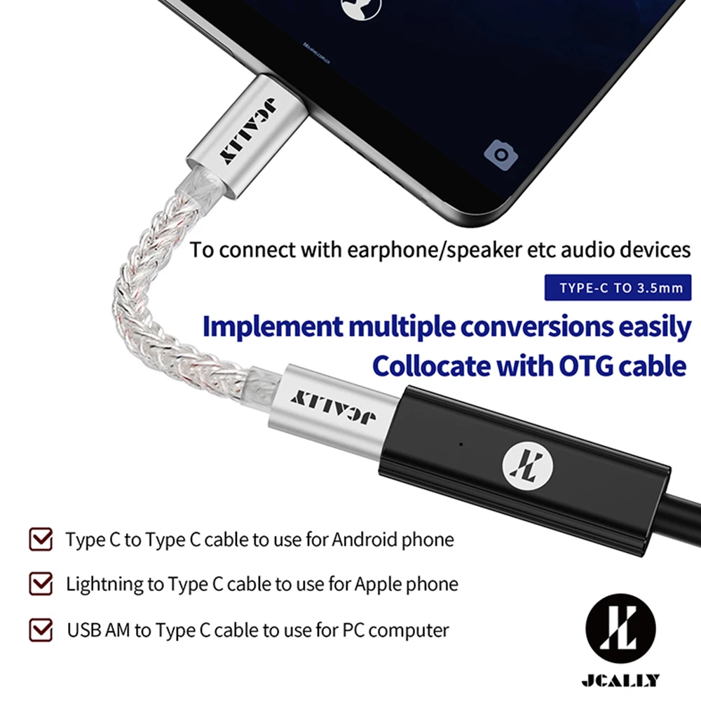 JCALLY AP7 Portable DAC Amplif - đánh giá và giá Headphone Amplifier Dac