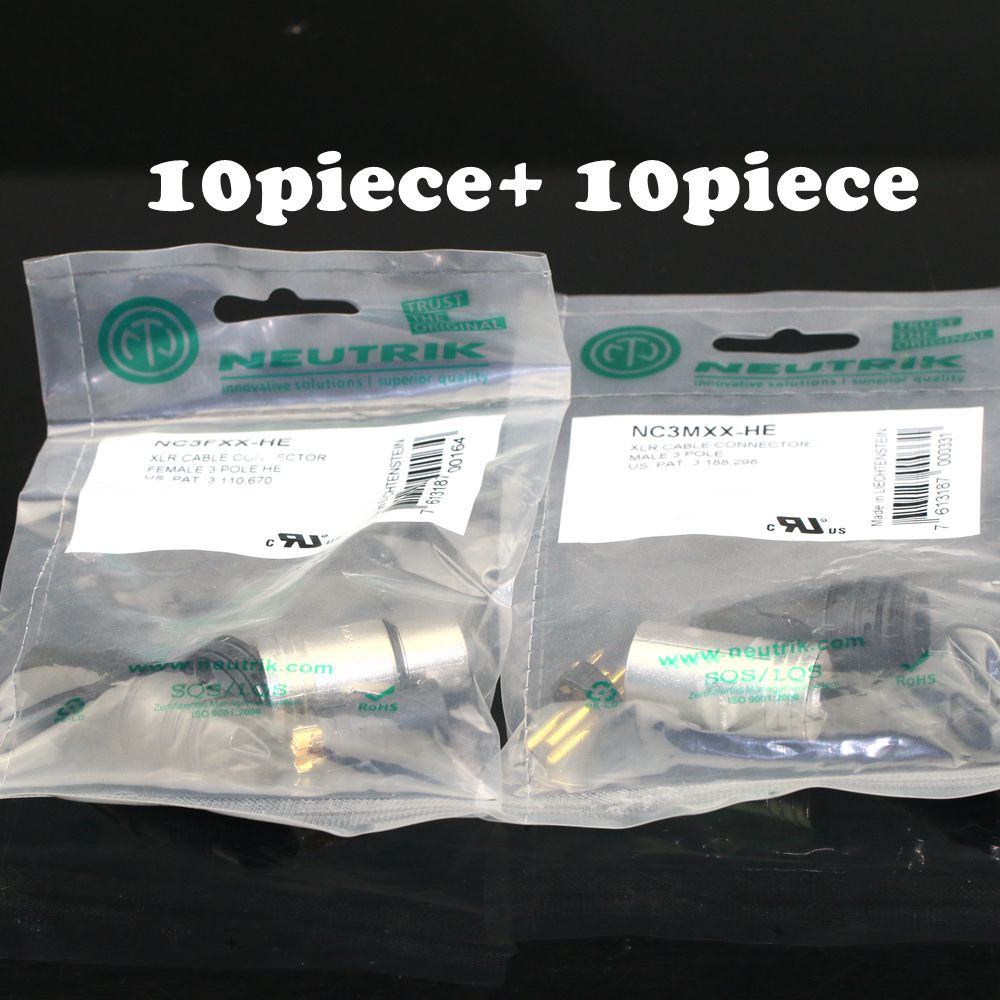 20PCS/lot FOR NEUTRIK connecto - đánh giá và giá Xlr Microphone Condenser