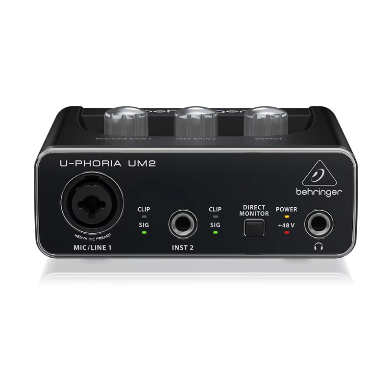 Behringer U-Phoria UM2 Sound C - đánh giá và giá Audio Music Sound