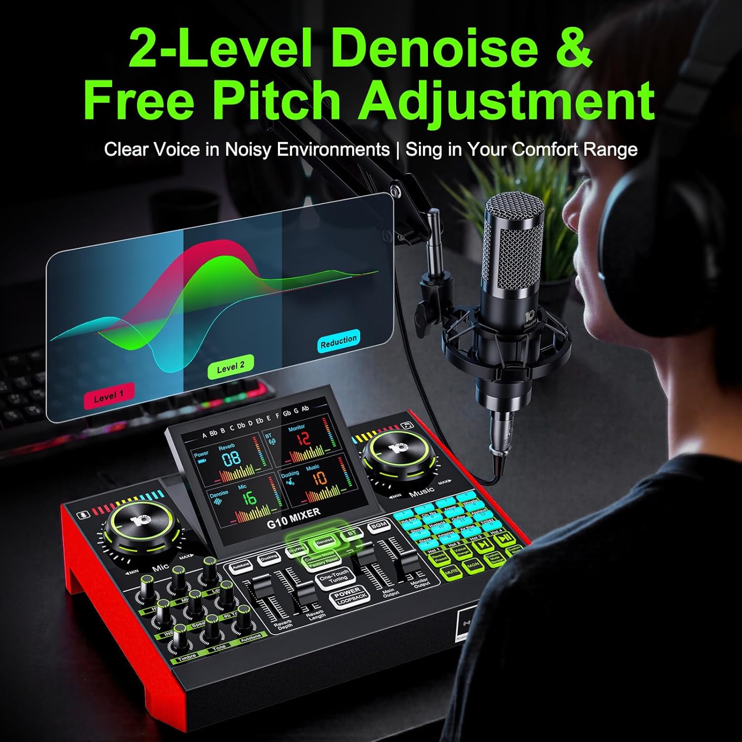 Tenlamp G10 Live Streaming Aud - đánh giá và giá Audio Music Sound