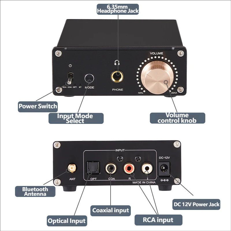 YJCO A938 DAC Hifi Headphone A - đánh giá và giá Headphone Amplifier Dac