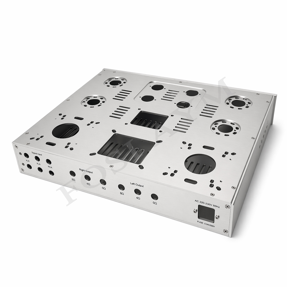 FOSI AYM 415x330x70mm Full Alu - đánh giá và giá Headphone Amplifier Dac
