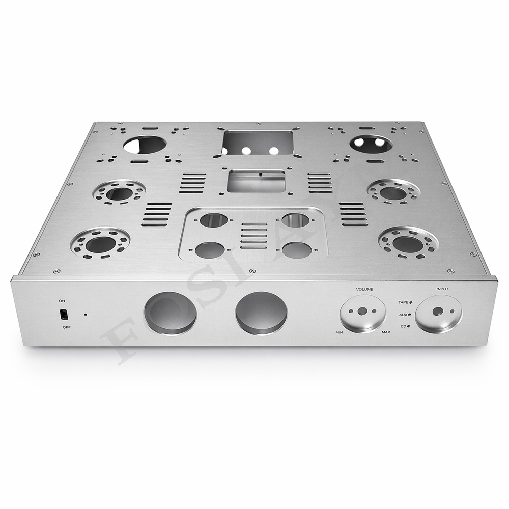 FOSI AYM 415x330x70mm Full Alu - đánh giá và giá Headphone Amplifier Dac