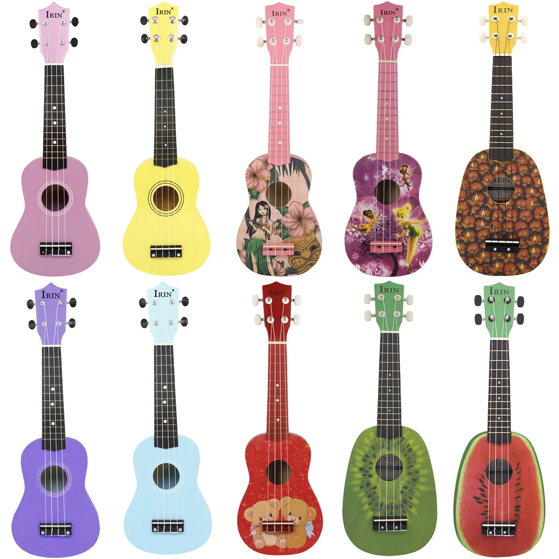 IRIN 21Inch Ukulele Hawaiian G - đánh giá và giá Ukulele Beginner Kit