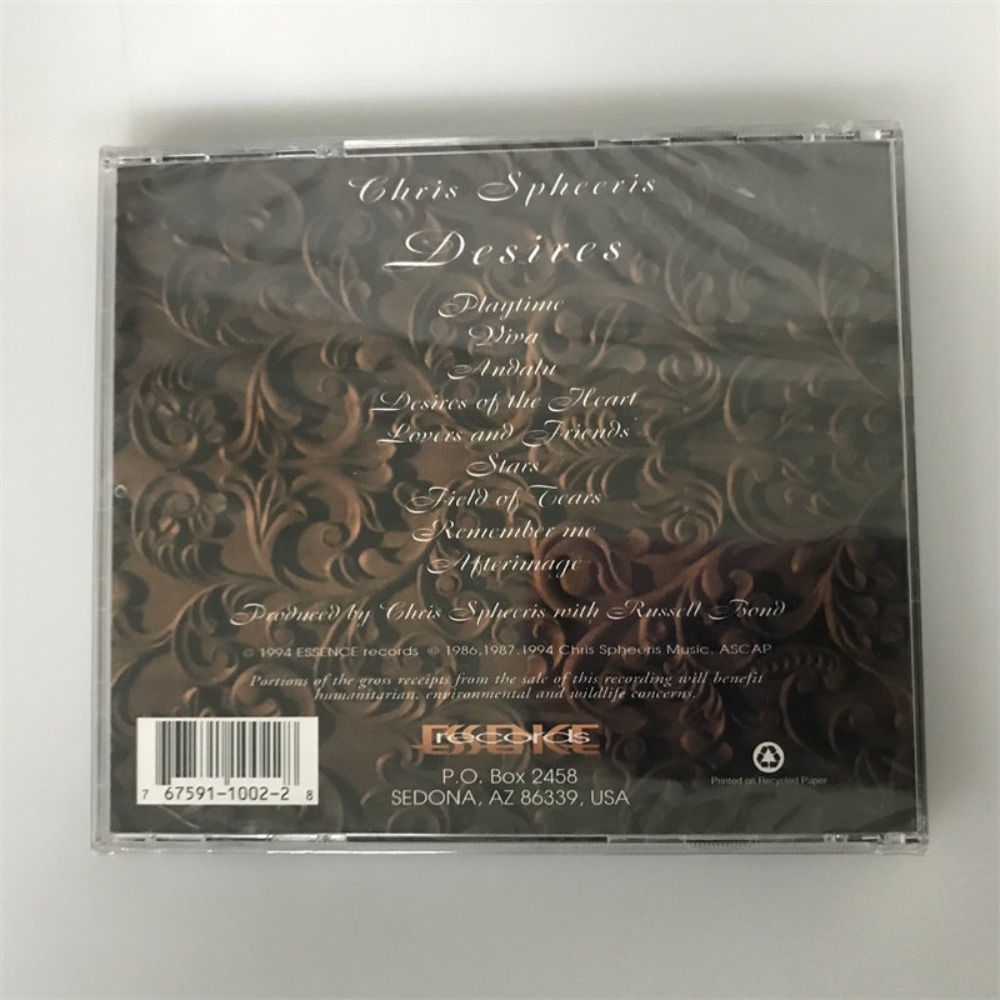 CD 'Desires' Chris Spheeris Mu - đánh giá và giá Audio Music In