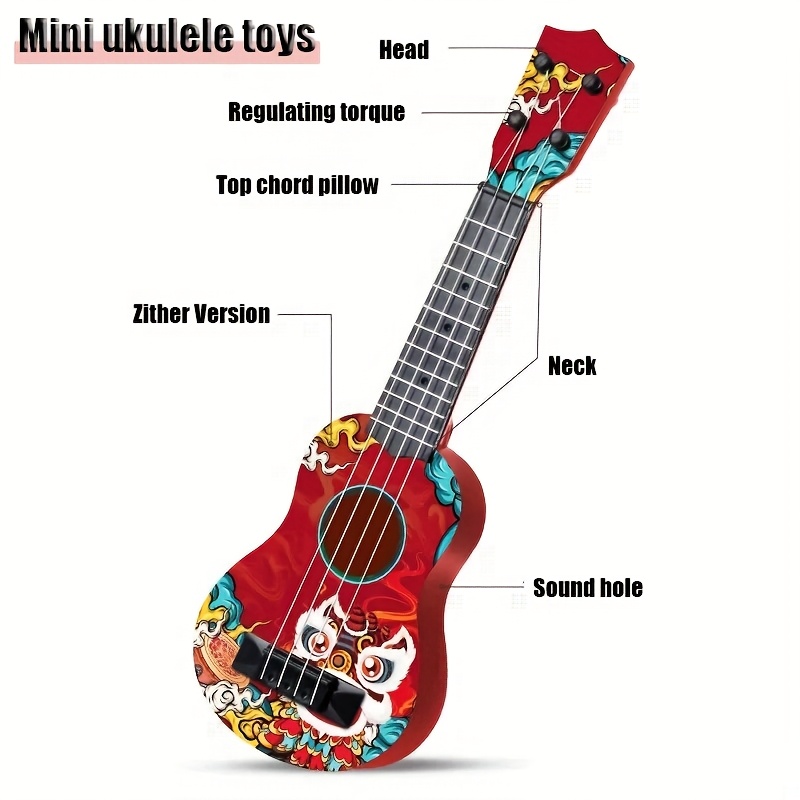 17.5 Inch Mini Ukulele, Chines - đánh giá và giá Ukulele Beginner Kit