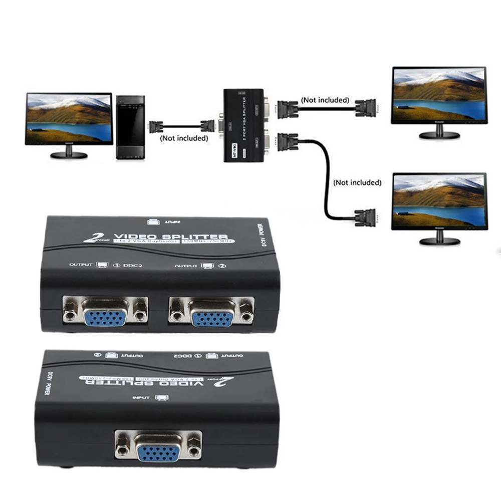 Portable Split Screen 1 PC to  - đánh giá và giá Audio Music Splitter