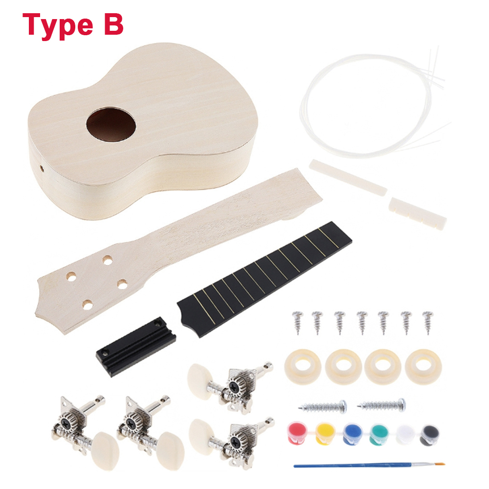 Tự Làm Đàn Ukulele 21 Inch Bộ  - đánh giá và giá Ukulele Beginner Kit